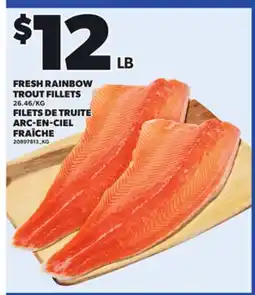 Independent City Market FRESH RAINBOW TROUT FILLETS offer