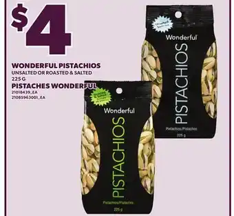 Independent City Market WONDERFUL PISTACHIOS, 225 G offer