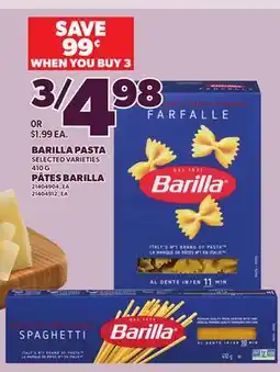 Independent City Market BARILLA PASTA, 410 G offer