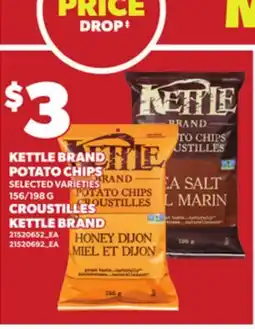 Independent City Market KETTLE BRAND POTATO CHIPS, 156/198 G offer