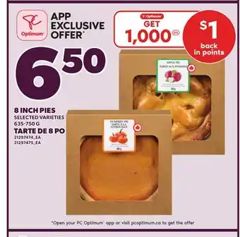 Independent City Market 8 INCH PIES, 635-750 G offer