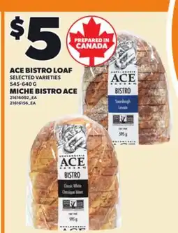 Independent City Market ACE BISTRO LOAF, 545-640 G offer