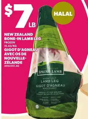 Independent City Market NEW ZEALAND BONE-IN LAMB LEG offer