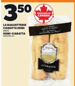 Independent City Market LA BAGUETTERIE CIABATTA DEMI, 450 G offer