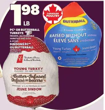 Independent City Market PC OR BUTTERBALL TURKEYS offer