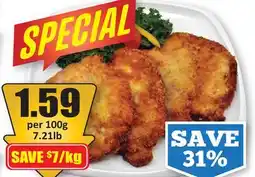 Starsky Kitchen Fried Breaded Pork Schnitzel offer