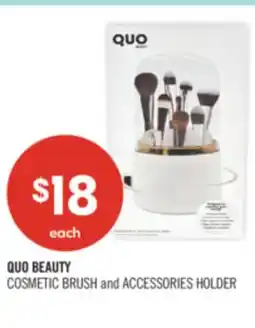 Shoppers Drug Mart QUO BEAUTY COSMETIC BRUSH and ACCESSORIES HOLDER offer