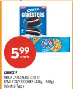 Shoppers Drug Mart CHRISTIE OREO CAKESTERS (5's) or FAMILY SIZE COOKIES (436g - 460g) offer