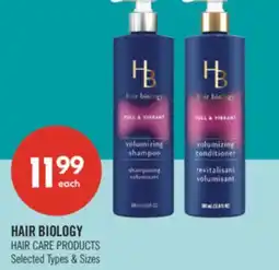 Shoppers Drug Mart HAIR BIOLOGY HAIR CARE PRODUCTS offer