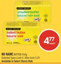 Shoppers Drug Mart NO NAME BUTTER offer