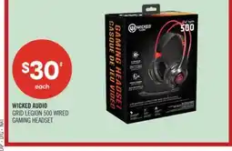 Shoppers Drug Mart WICKED AUDIO GRID LEGION 500 WIRED GAMING HEADSET offer