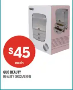 Shoppers Drug Mart QUO BEAUTY BEAUTY ORGANIZER offer