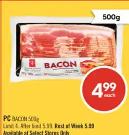 Shoppers Drug Mart PC BACON offer