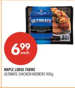 Shoppers Drug Mart MAPLE LODGE FARMS ULTIMATE CHICKEN WIENERS offer