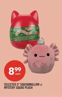 Shoppers Drug Mart SELECTED 5 SQUISHMALLOW or MYSTERY SQUAD PLUSH offer