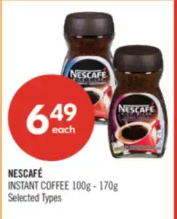 Shoppers Drug Mart NESCAFÉ INSTANT COFFEE offer