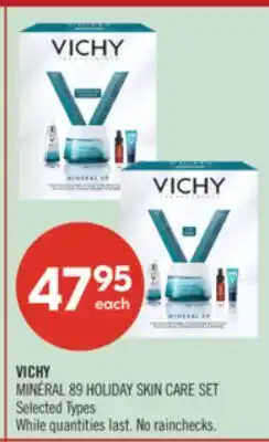 Shoppers Drug Mart VICHY MINÉRAL 89 HOLIDAY SKIN CARE SET offer