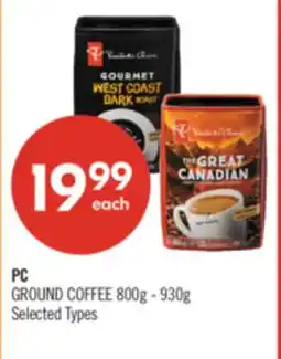 Shoppers Drug Mart PC GROUND COFFEE offer