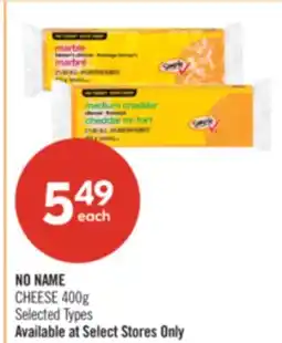 Shoppers Drug Mart NO NAME CHEESE offer
