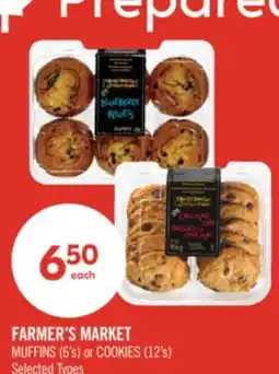 Shoppers Drug Mart FARMER'S MARKET MUFFINS (6's) or COOKIES (12's) offer
