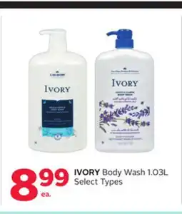 Rexall IVORY Body Wash offer