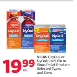 Rexall VICKS DayQuil or NyQuil Cold, Flu or Sinus Relief Products offer
