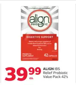 Rexall ALIGN IBS Relief Probiotic Value Pack offer