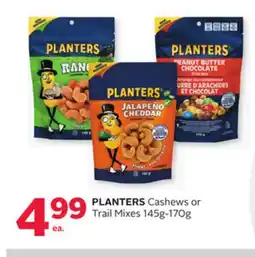 Rexall PLANTERS Cashews or Trail Mixes offer