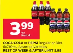 Rexall COCA-COLA or PEPSI Regular or Diet offer