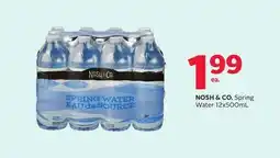 Rexall NOSH & CO. Spring Water offer