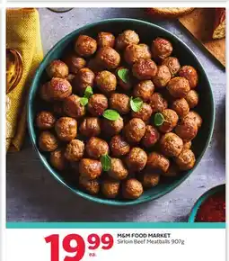 Rexall M & M FOOD MARKET Sirloin Beef Meatballs offer
