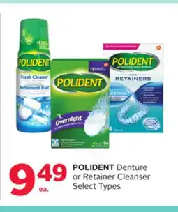 Rexall POLIDENT Denture or Retainer Cleanser offer