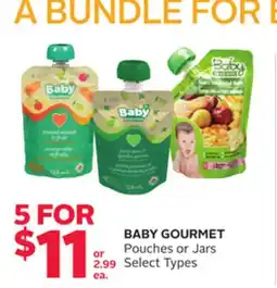 Rexall BABY GOURMET Pouches or Jars offer