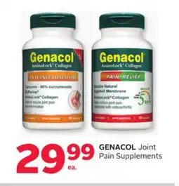 Rexall GENACOL Joint Pain Supplements offer
