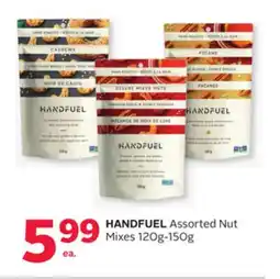 Rexall HANDFUEL Assorted Nut Mixes 120g-150g offer