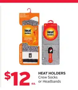 Rexall HEAT HOLDERS Crew Socks or Headbands offer