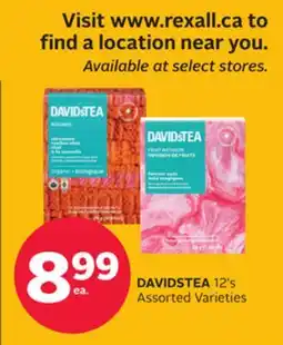 Rexall DAVIDSTEA offer