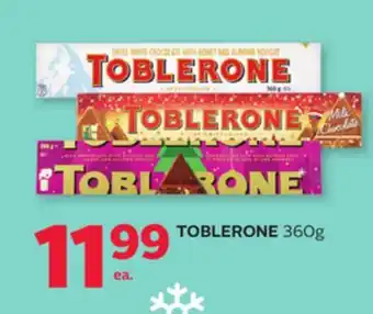 Rexall TOBLERONE offer