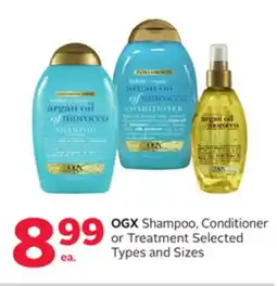Rexall OGX Shampoo, Conditioner or Treatment offer