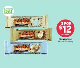 Rexall GRENADE High Protein Bars offer