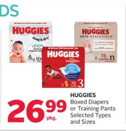Rexall HUGGIES Boxed Diapers or Training Pants offer