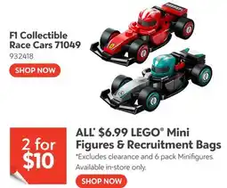 Toys R us F1 Collectible Race Cars 71049 offer