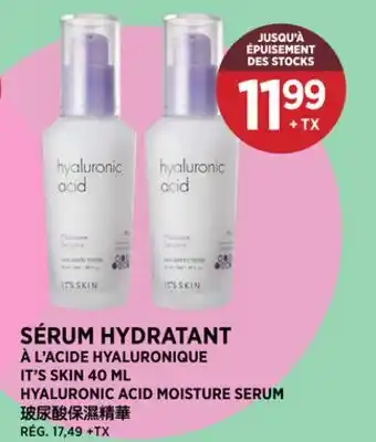 Kim Phat IT'S SKIN HYALURONIC ACID MOISTURE SERUM offer