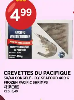 Kim Phat D.Y. SEAFOOD 30/40 FROZEN PACIFIC SHRIMPS offer