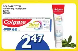 Rossy COLGATE TOTAL Whitening toothpaste offer