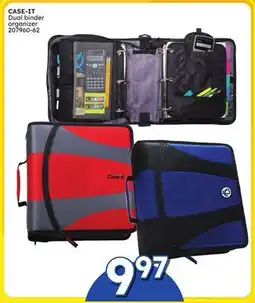 Rossy CASE-IT Dual binder organizer offer