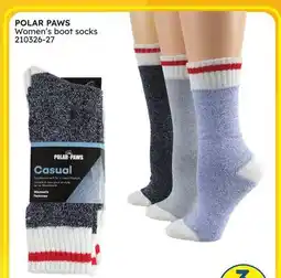 Rossy POLAR PAWS Women's boot socks offer