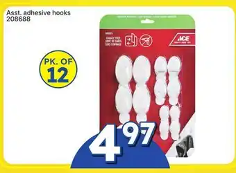 Rossy Asst. adhesive hooks offer