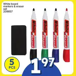 Rossy White board markers & eraser set offer