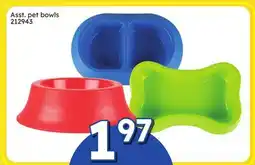 Rossy Asst. pet bowls offer